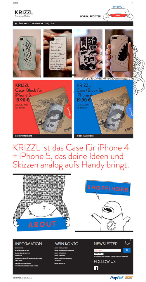 Krizzl case: disegna la tua cover per iPhone