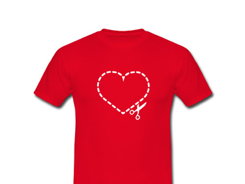 t-shirt heart