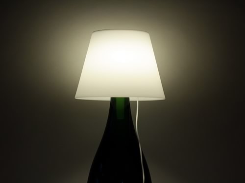 Winey Lamp lampada-paralume a led per bottiglie