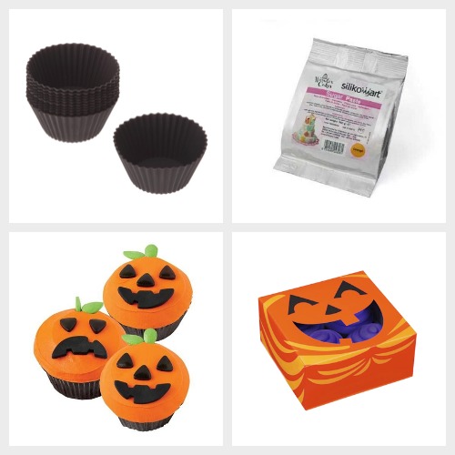 materiale cakedesign Halloween Cupcakes